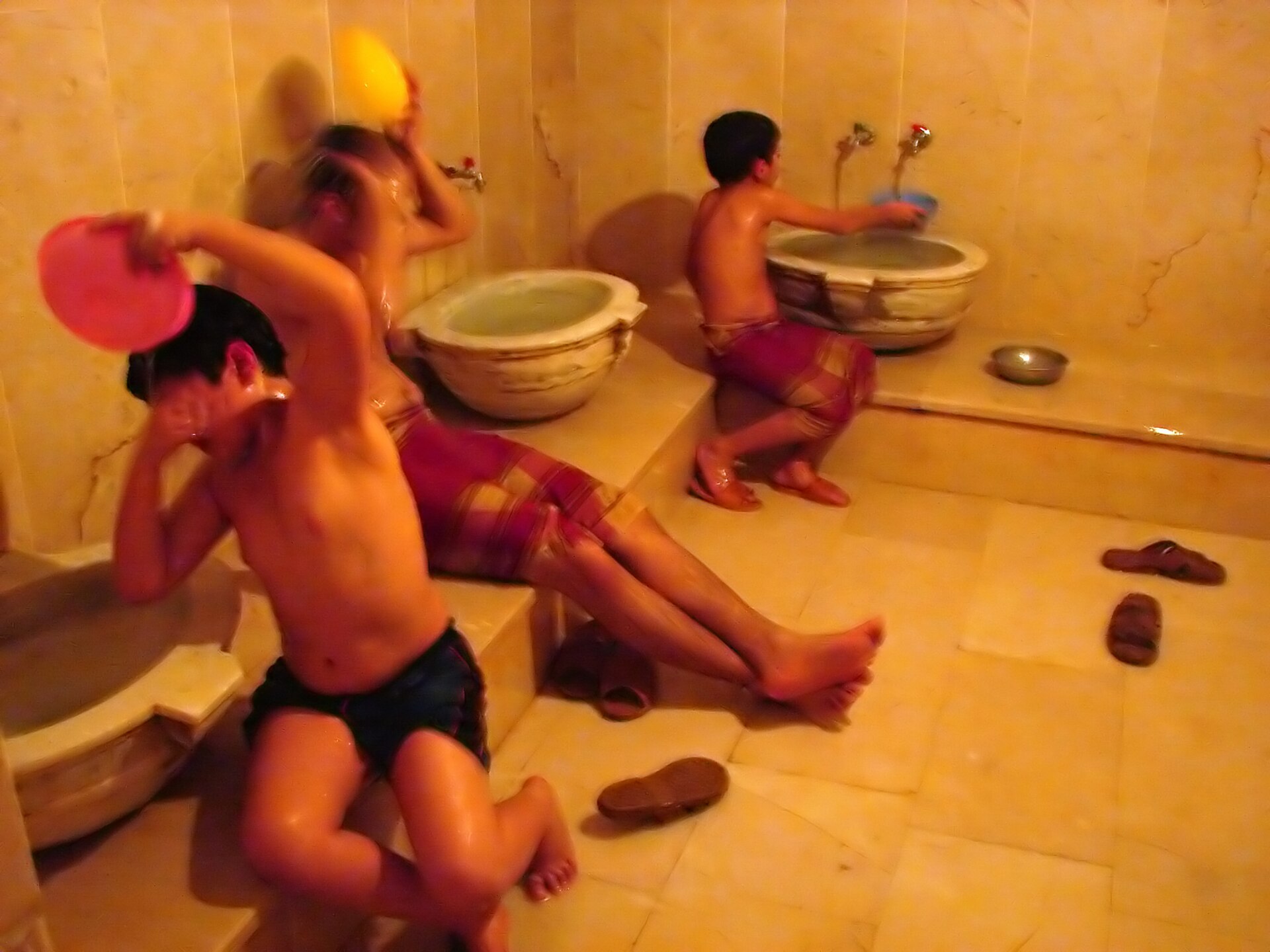 Traditional Turkish hammam experience